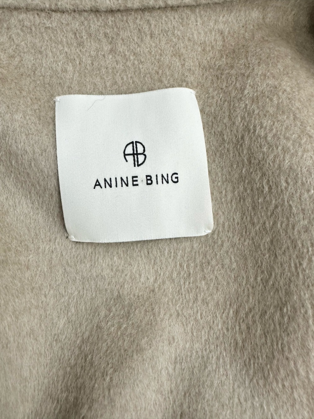 ANINE BING Quinn Wool& Cashmere Blazer - Oatmeal Melange - Picture 8 of 9